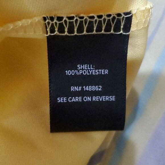 Torrid Yellow Striped Chiffon Midi Dress Size 6X - Picture 12 of 15